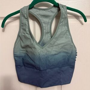 PINK Victoria's Secret Blue Ombre Sports Bra